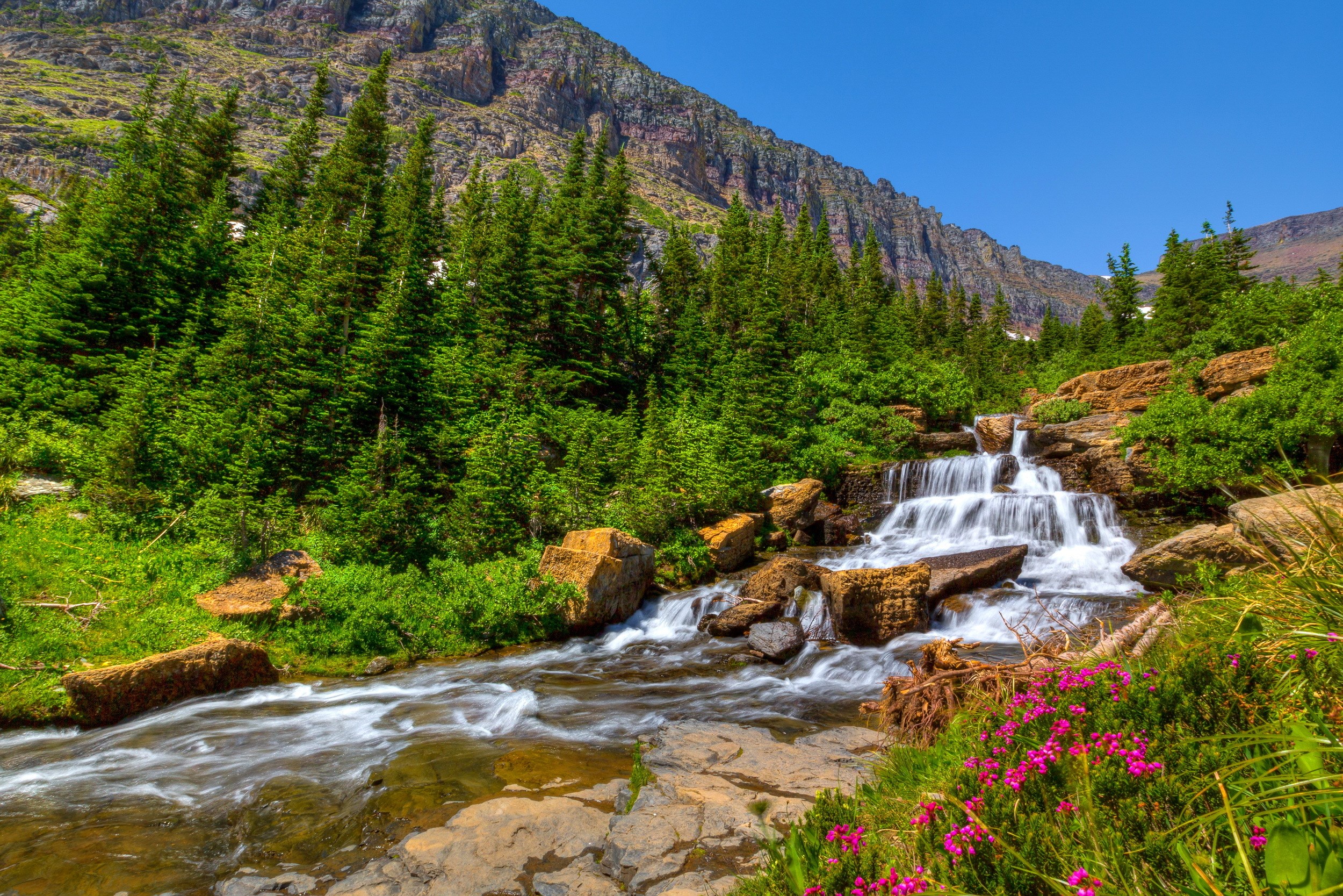 2500x1667 high resolution wallpapers widescreen waterfall