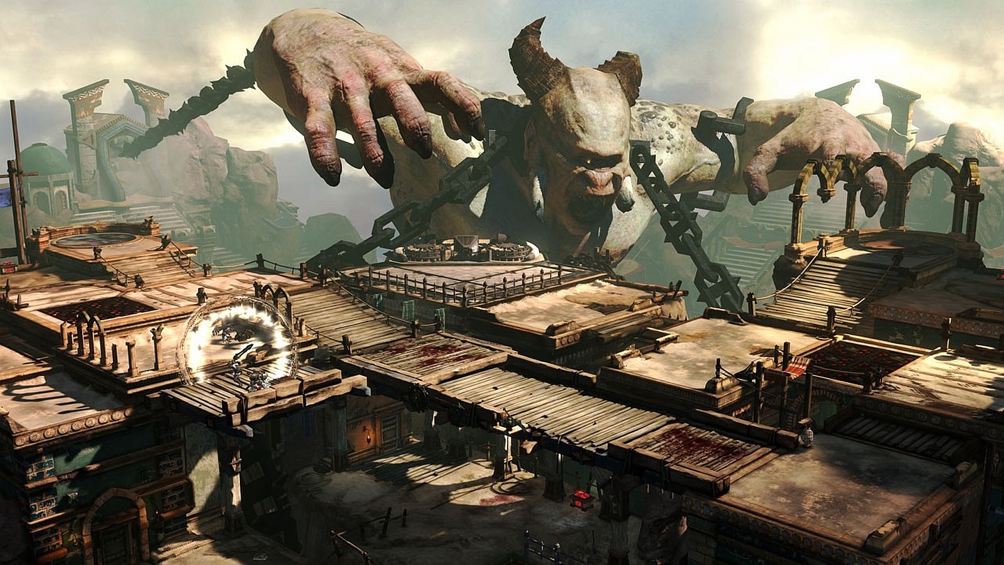 1440x810 free desktop wallpaper downloads god of war ascension