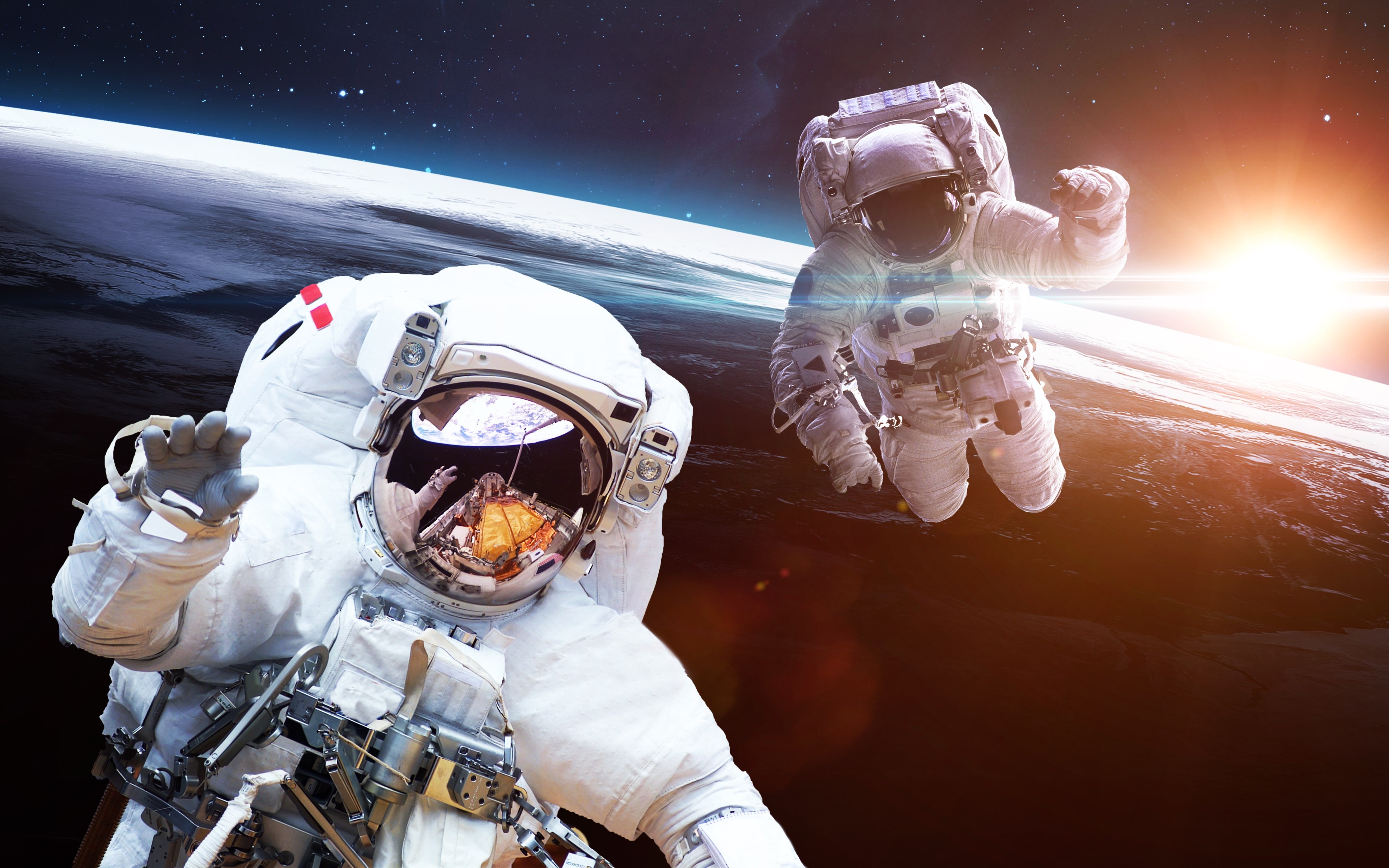 3840x2400 astronaut 4k desktop hd wallpaper