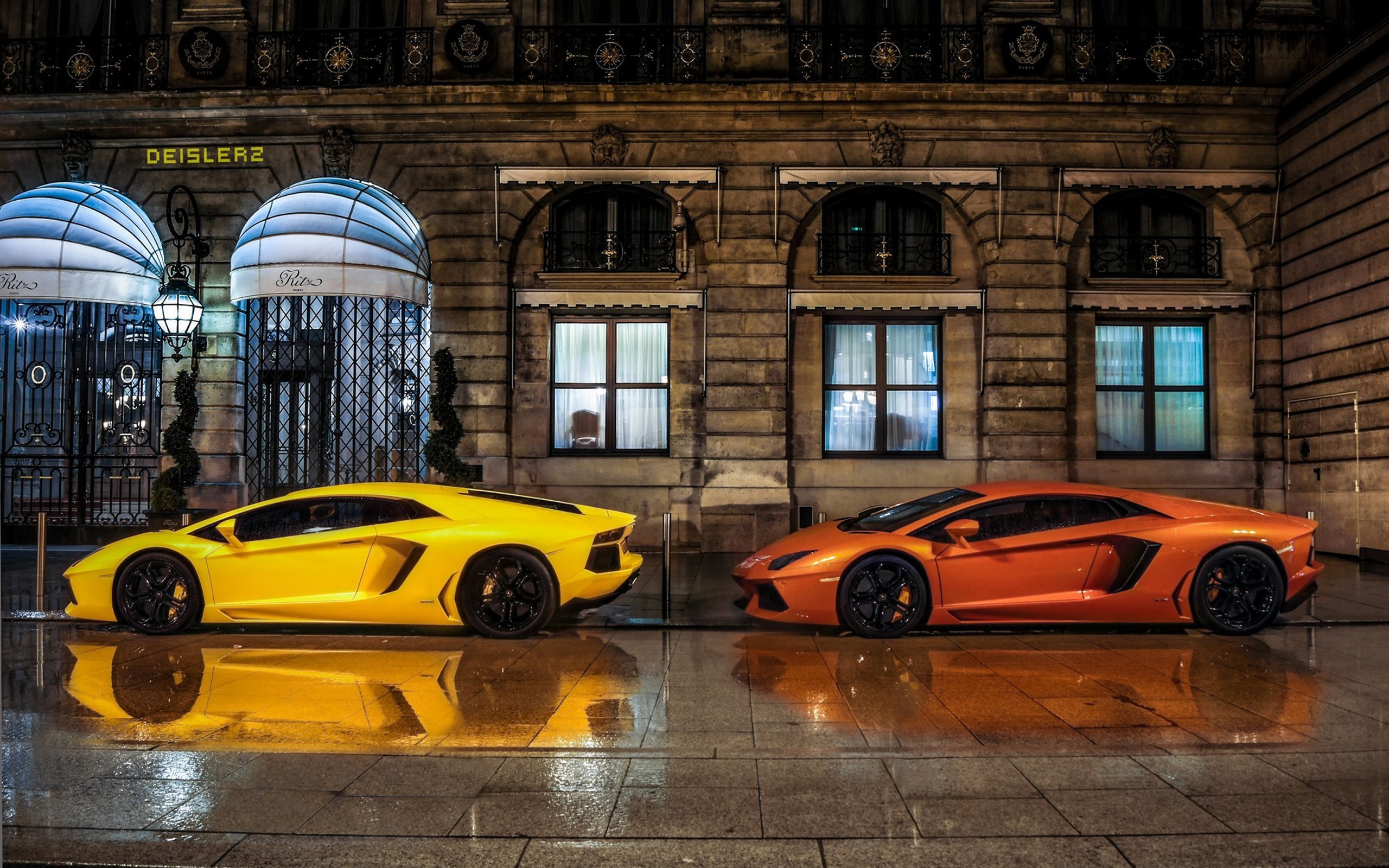 yellow orange lamborghini lamborghini aventador italian cars mid engine car wallpaper