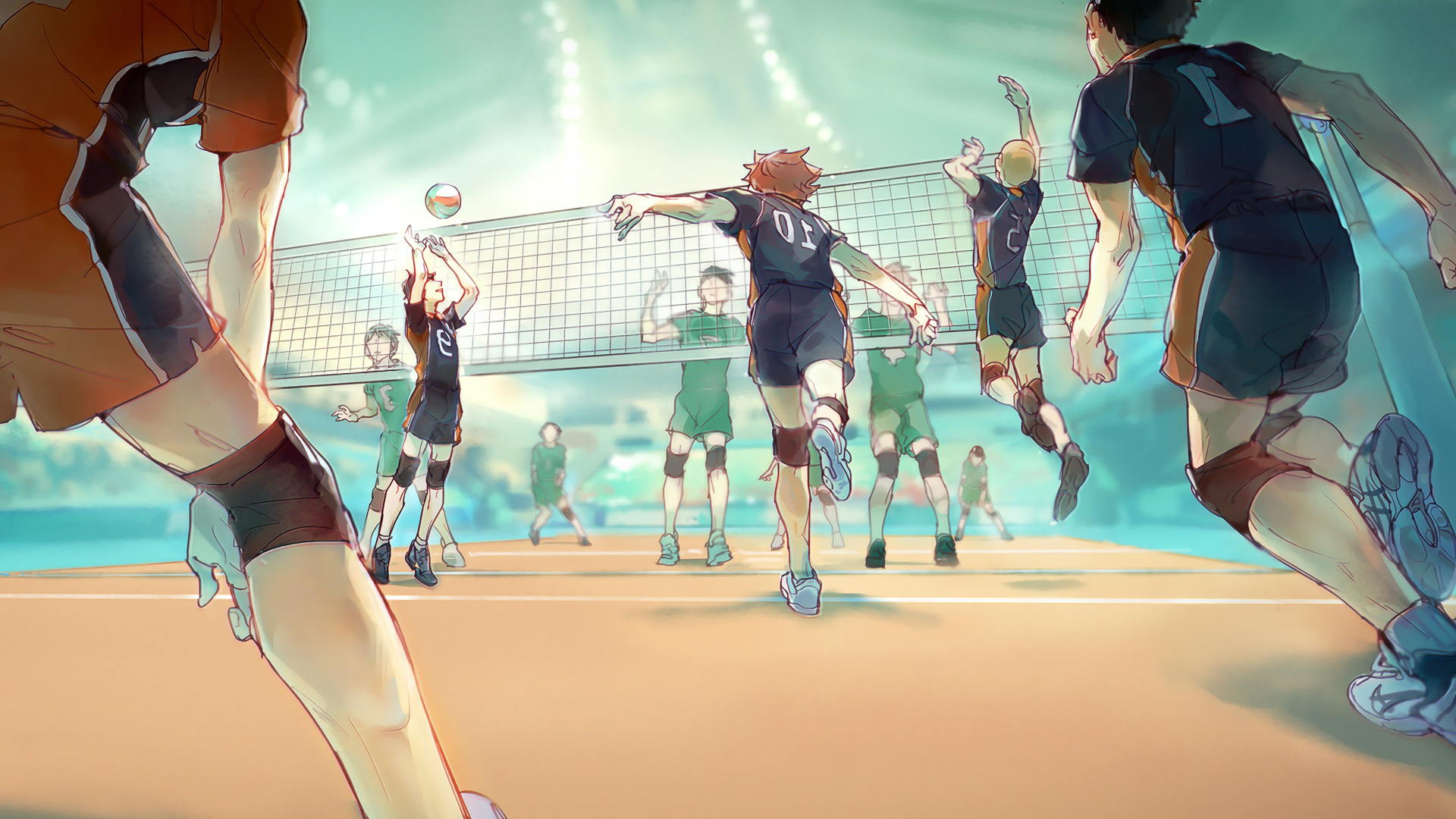 1920x1080 haikyuu hinata shouyou kageyama tobio volleyball anime wallpaper JPG 562 kB