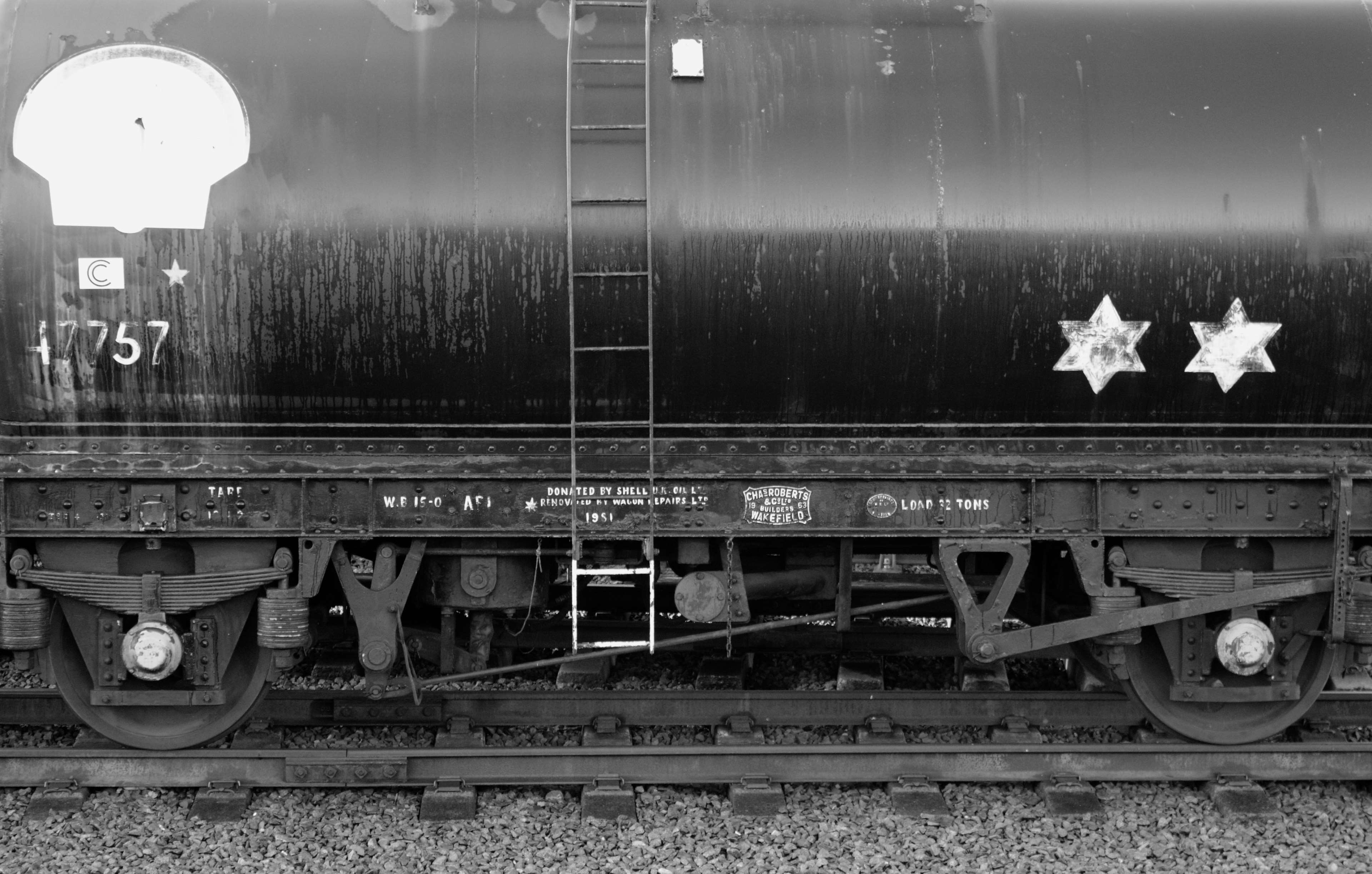 black and white, carriage, coal, engine, freight, iron, locomotive, metal, oil tanker, platform, rail, railroad track, railroads, railway, railway station, railway track, retro, rocks, station, steel, tanker, track, t 4k wallpaper