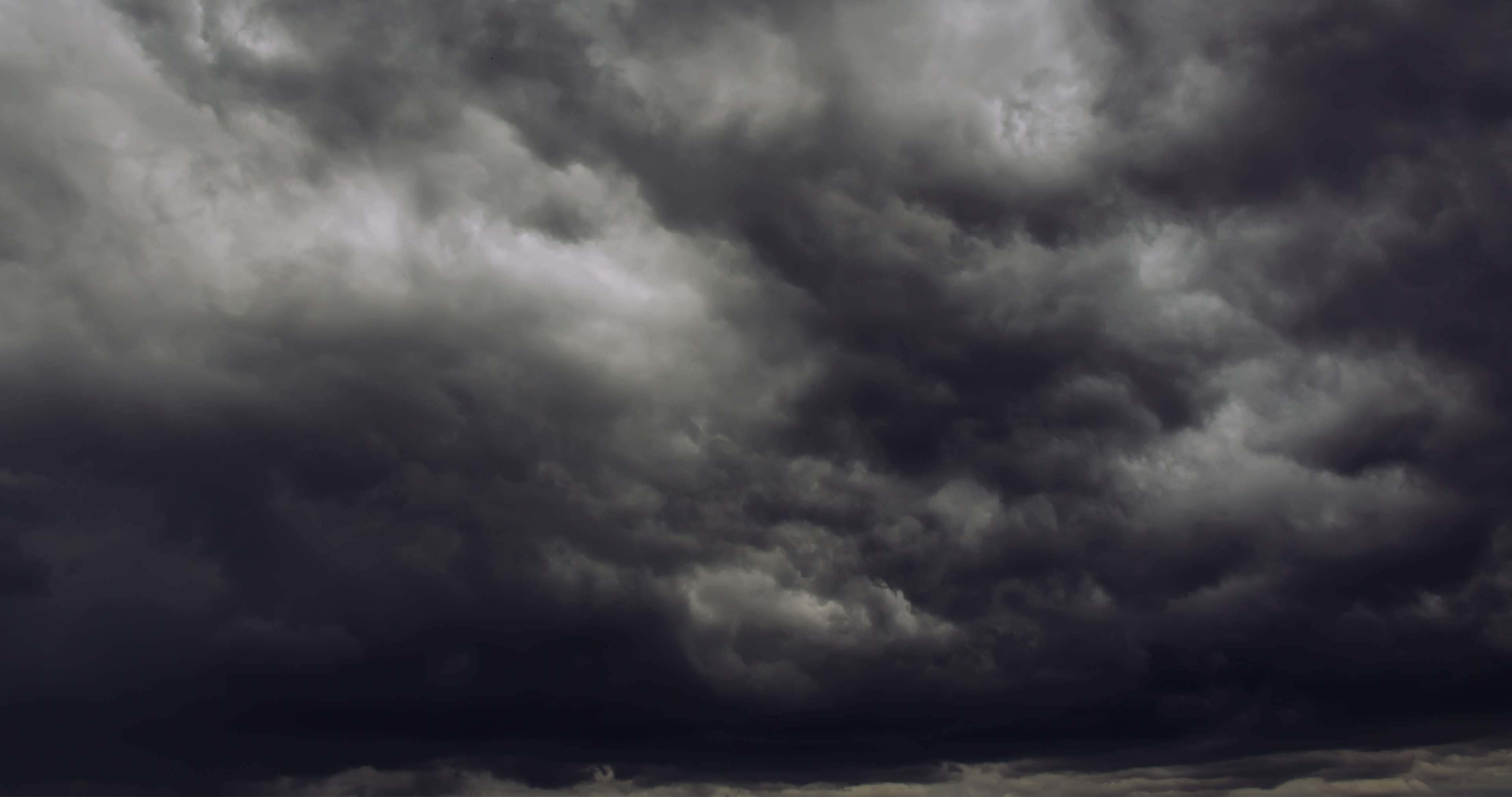 dark clouds, storm, thunderstorm 4k wallpaper