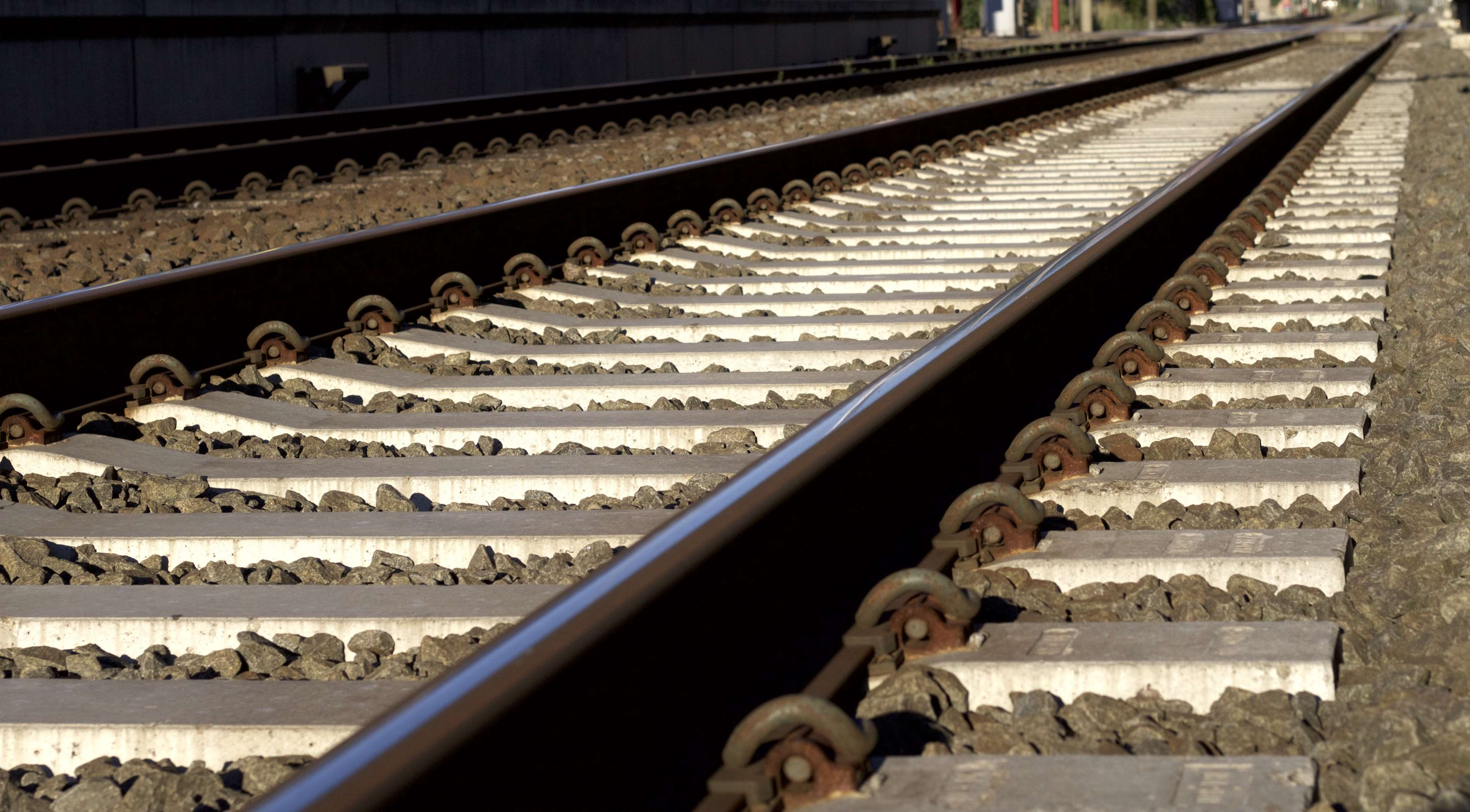 close up, metal, railroads, rails, railway, railway line, railway track, rocks, steel, stones, tracks, train, train tracks, transportation system 4k wallpaper
