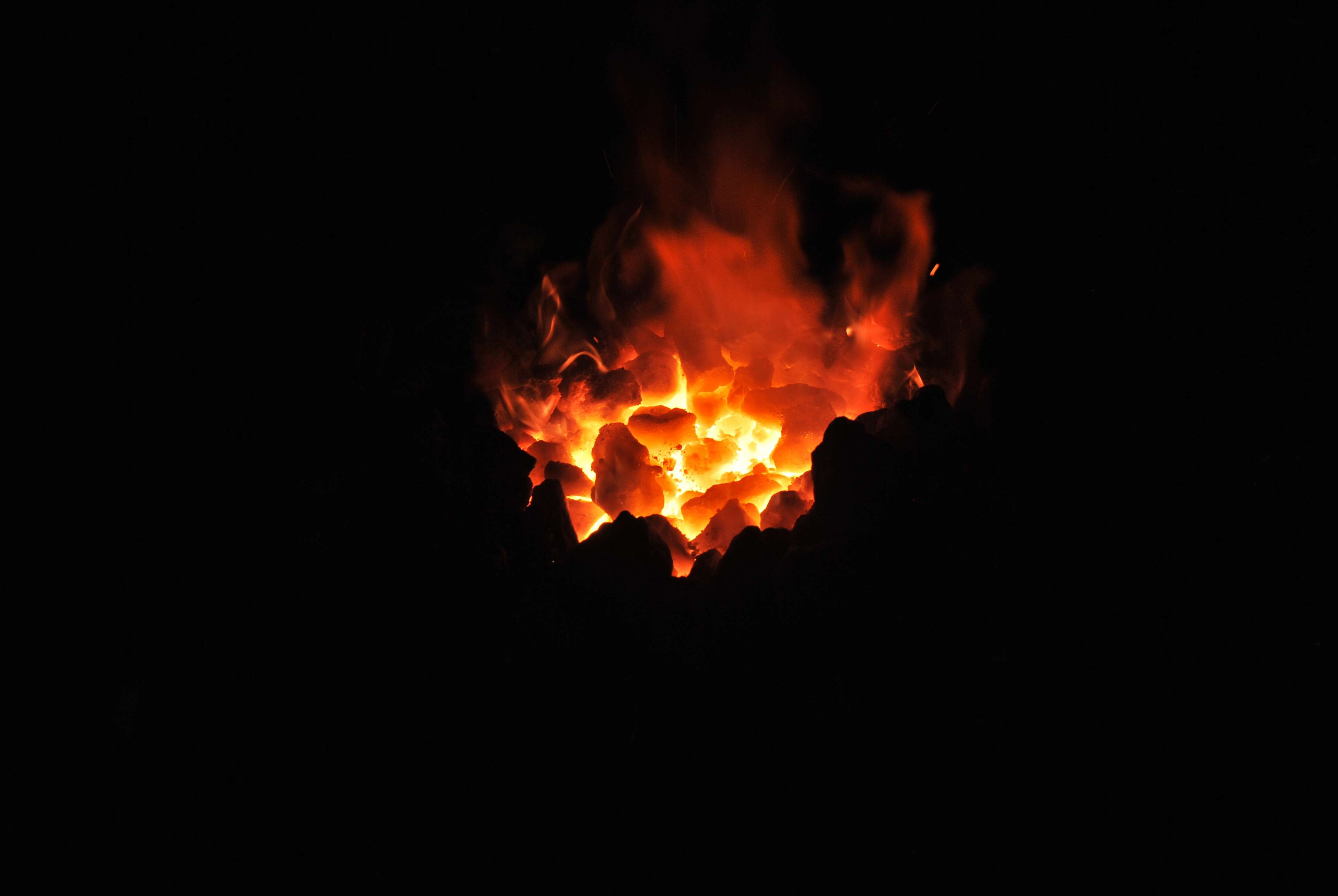 ash, blaze, bonfire, burn, burning, burnt, campfire, camping, charcoal, craft, dark, embers, energy, fire, fireplace, firewood, flame, heat, hot, ignite, outdoors, smoke, warm, warmly, wildfire 4k wallpaper