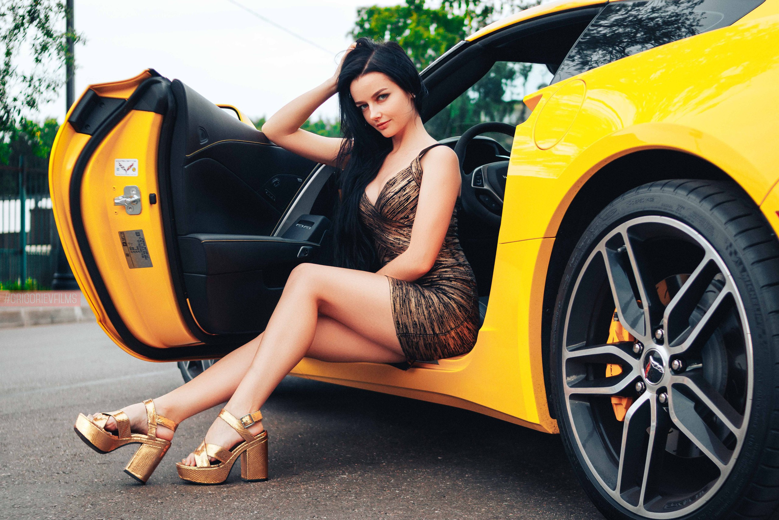girls, model, hd, car