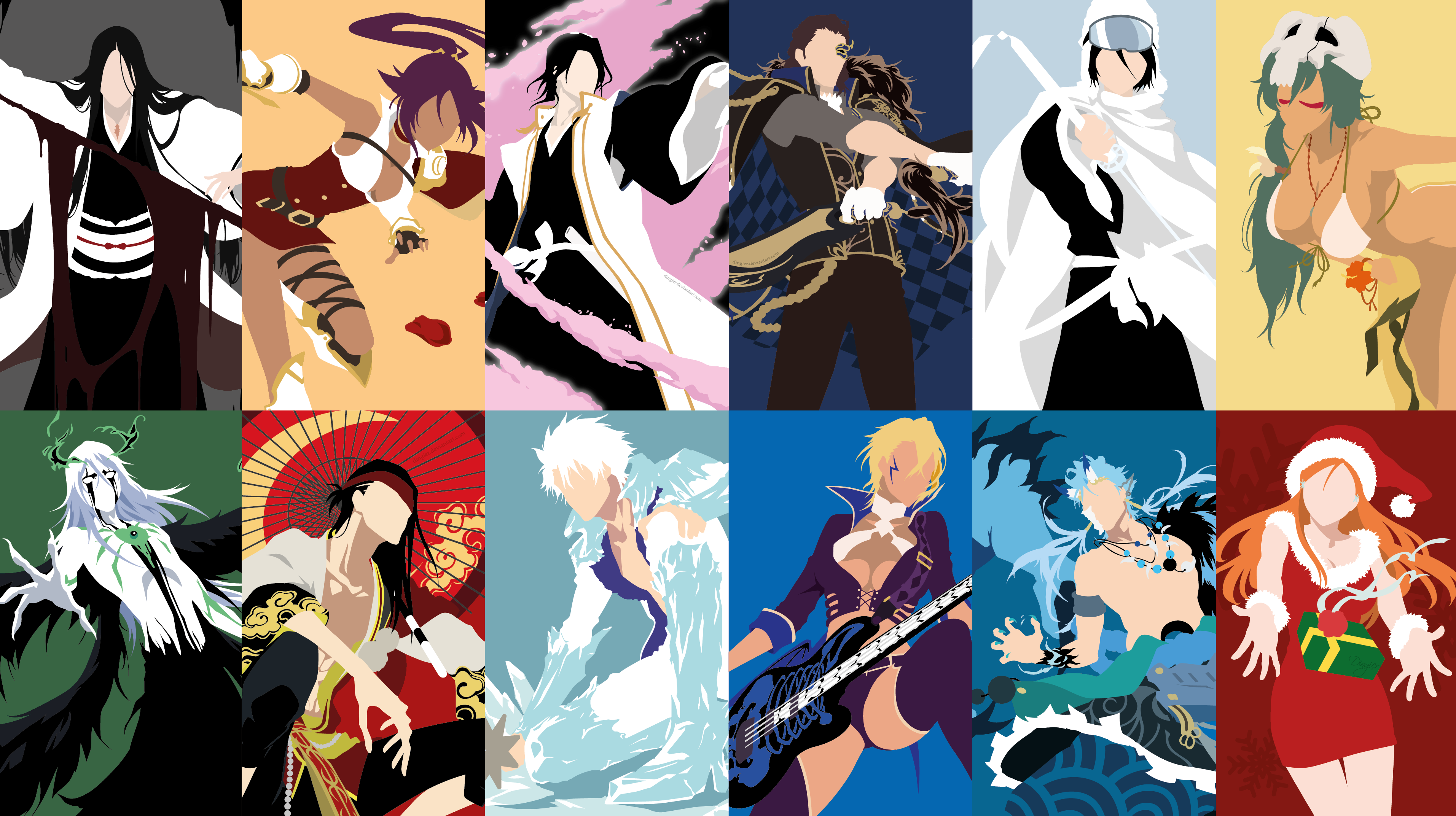 Ulquiorra Cifer, Grimmjow Jaegerjaquez, Rukia Kuchiki, Yoruichi Shihôin, Ti...