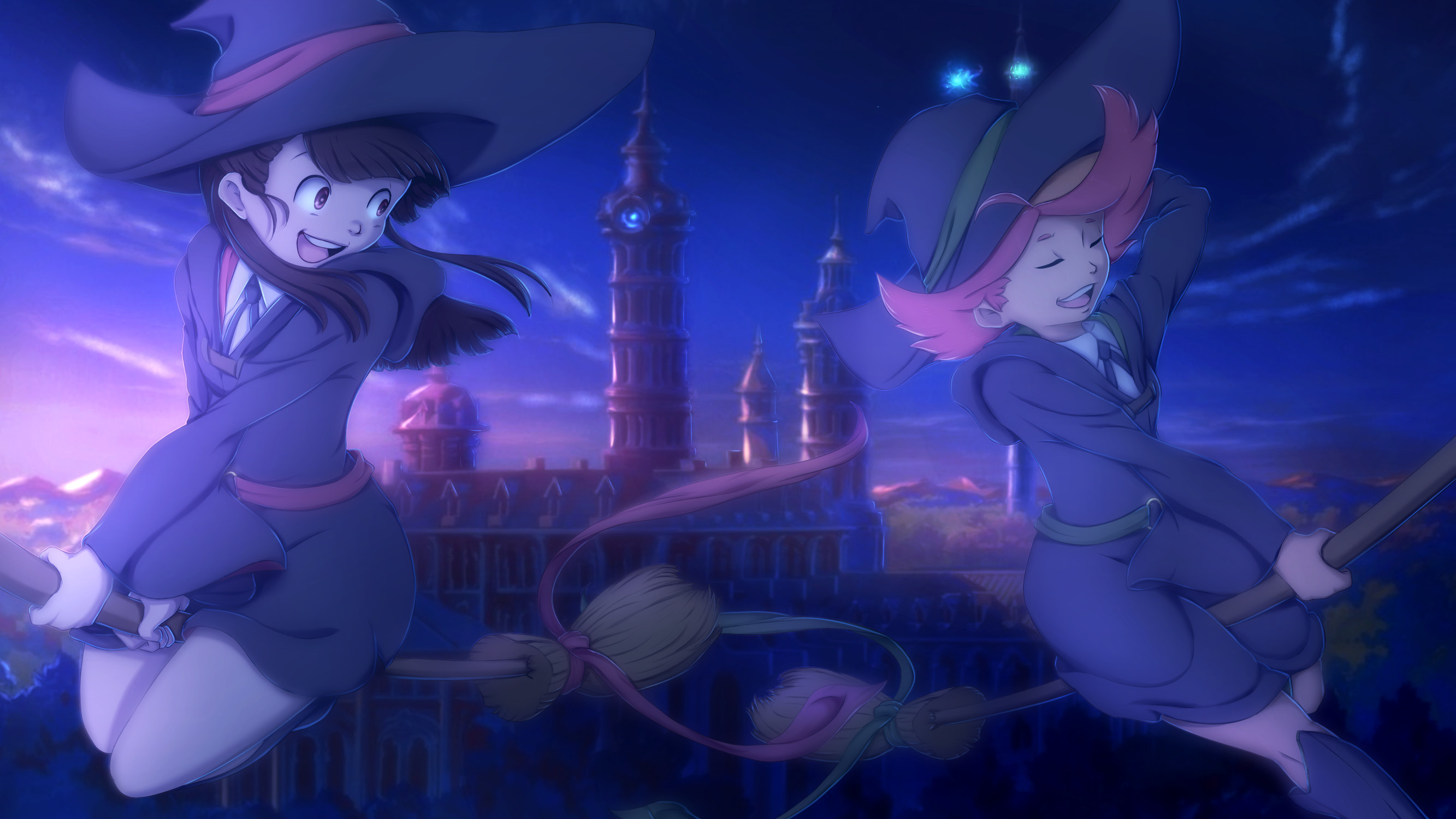 Anime little witch academia hd wallpaper