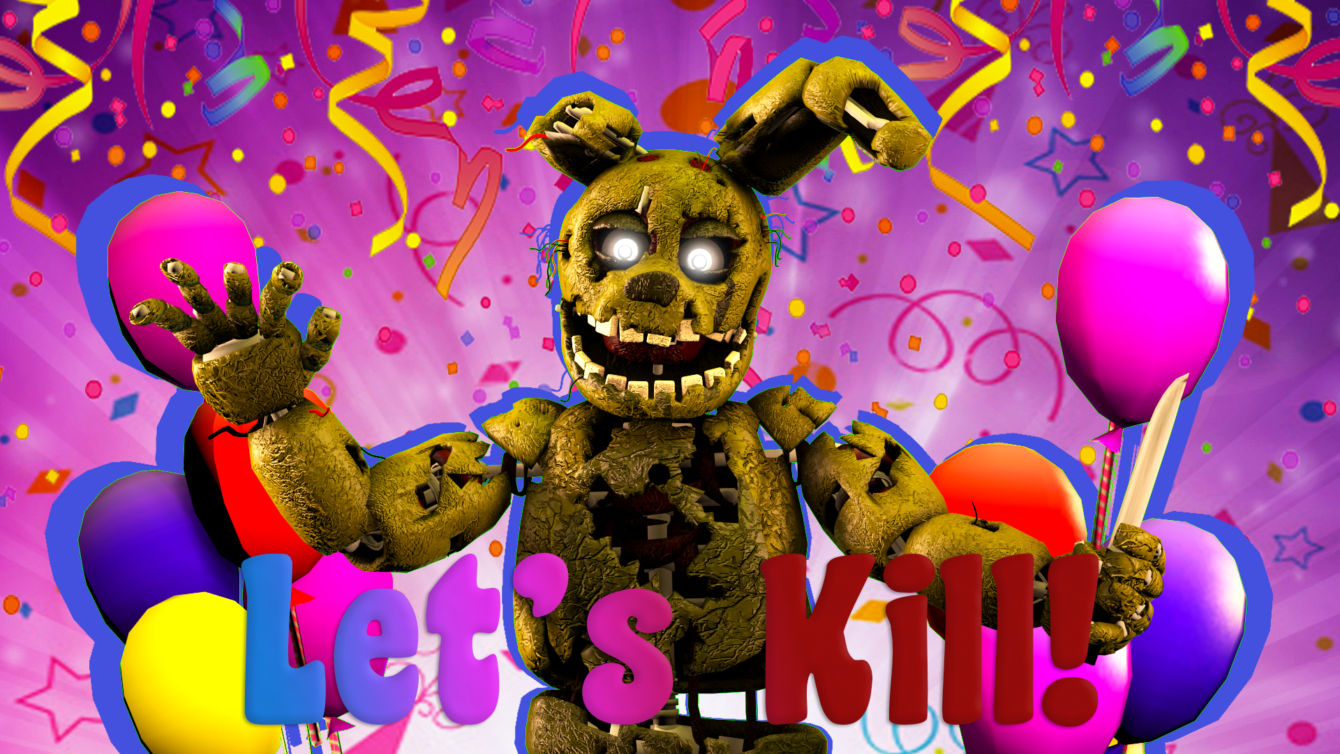 1920x1080 Springtrap (Five Nights at Freddys) wallpaper PNG 