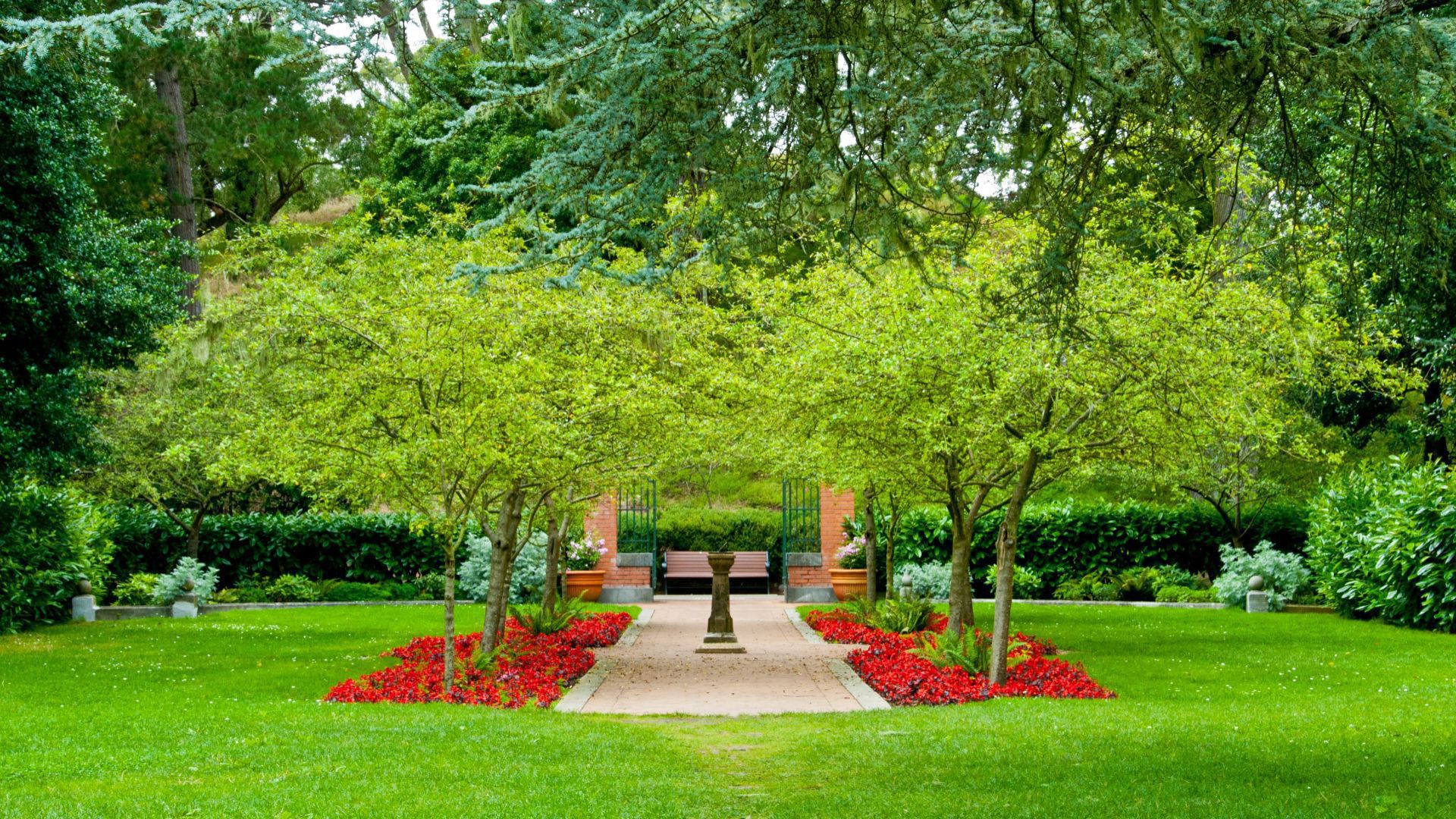 1920x1080 garden widescreen wallpaper
