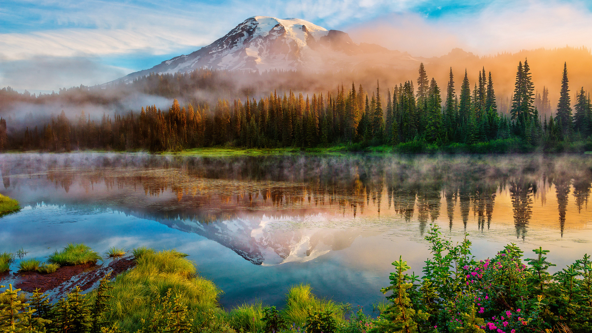 1920x1080 mountain, washington cascade mountains, usa